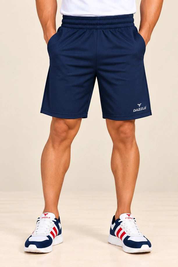 Men Stretch Lycra Sports Shorts with Crazy