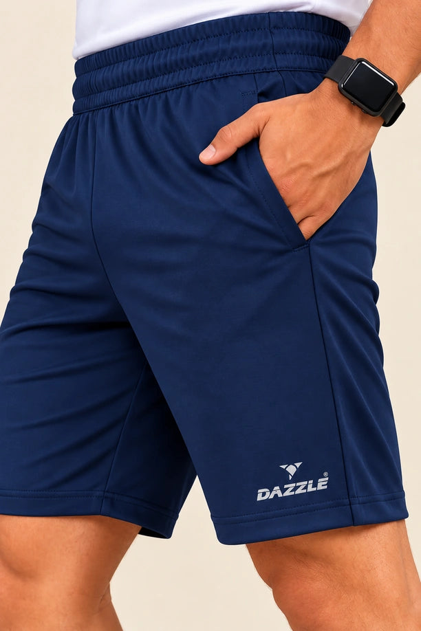 Men Stretch Lycra Sports Shorts with Crazy