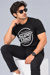 Men Printed Regular Fit Round Neck T-Shirt