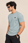 Men Slim Fit Crew Neck Tee