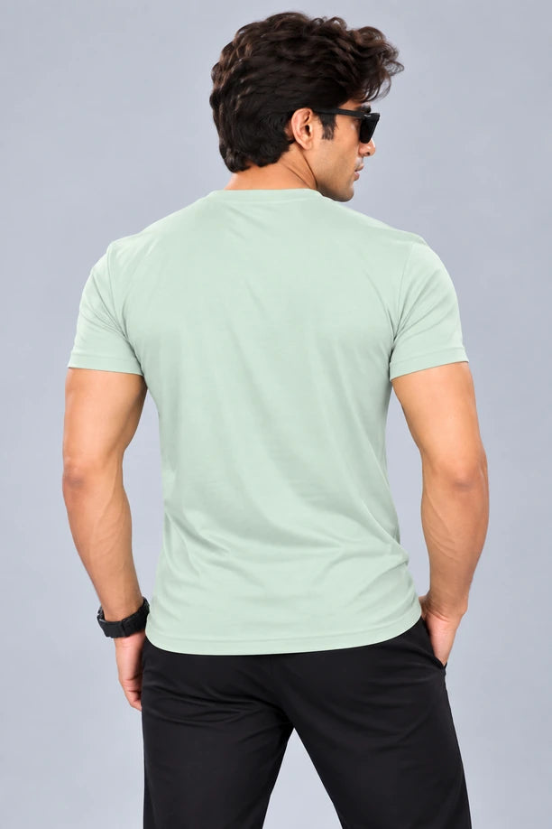 Men Printed Regular Fit Round Neck T-Shirt