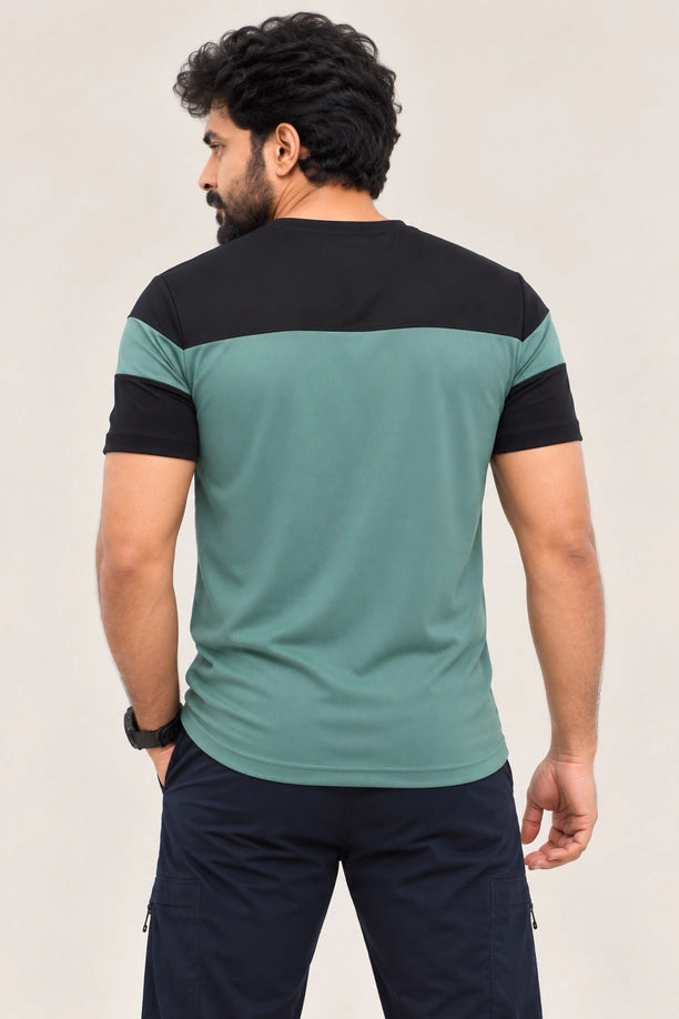 Men Slim Fit Round Neck Tee with PRIDE