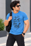 Men Printed Regular Fit Round Neck T-Shirt