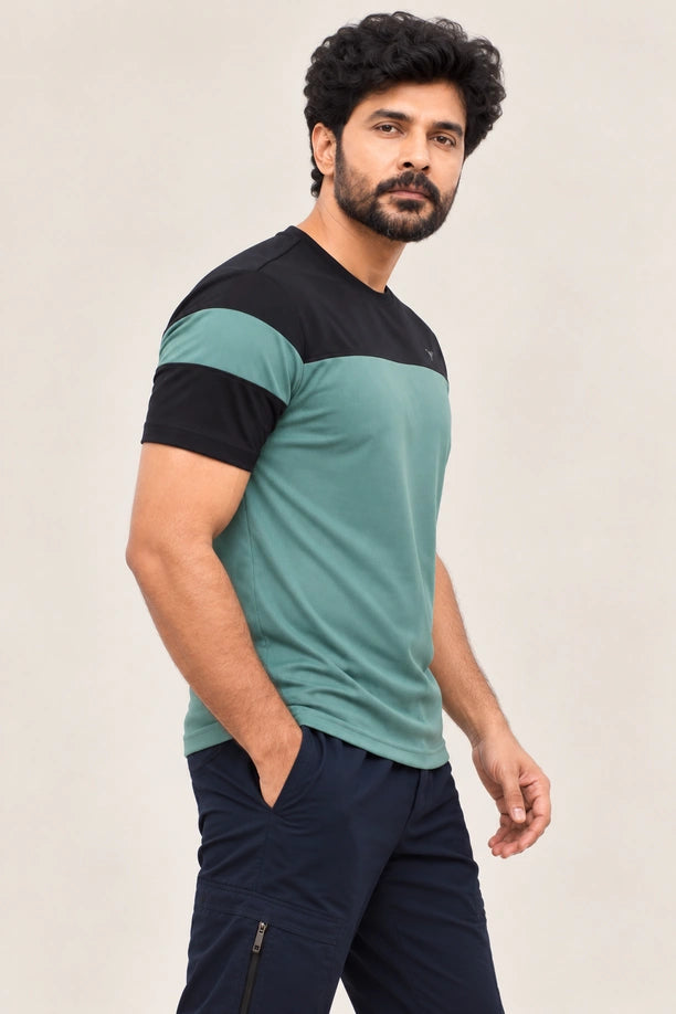 Men Slim Fit Round Neck Tee with PRIDE