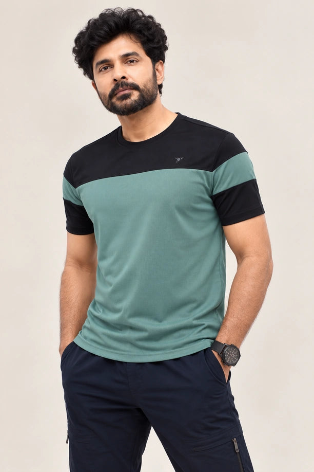 Men Slim Fit Round Neck Tee with PRIDE