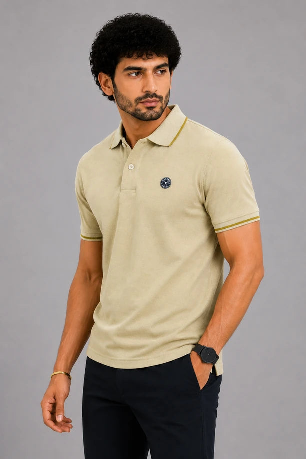Men Comfort Fit Polo T-Shirt with CLASSIC