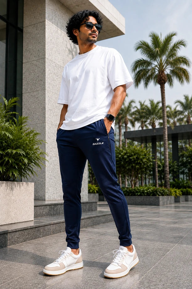 Men Lycra Slim Fit Stretch Lower with CRAZY