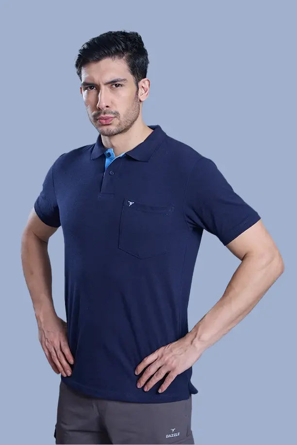 MATTY COMFORT T-SHIRT - NAVY BLUE