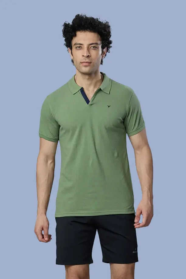 MATTY SLIM FIT T- SHIRT - GREEN