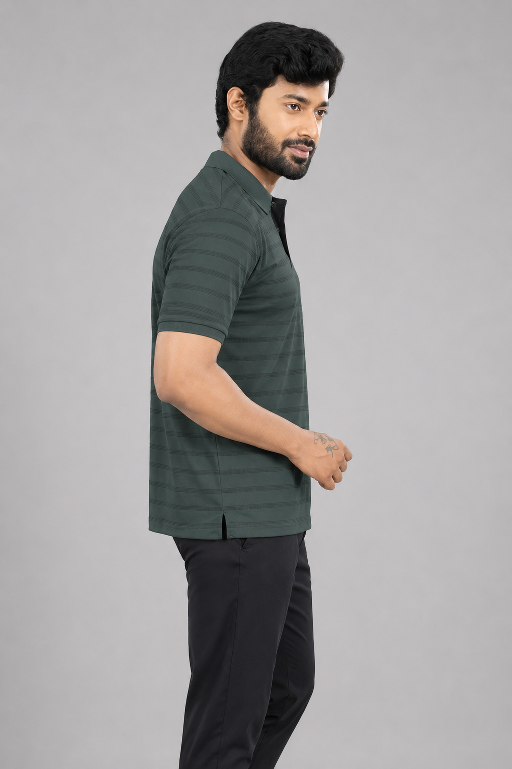 CRAZY MATTY COMFORT FIT T SHIRT - DARK GREY