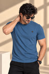 Men Slim Fit Crew Neck Tee