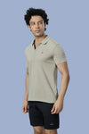 MATTY SLIM FIT T- SHIRT - LIGHT GREY