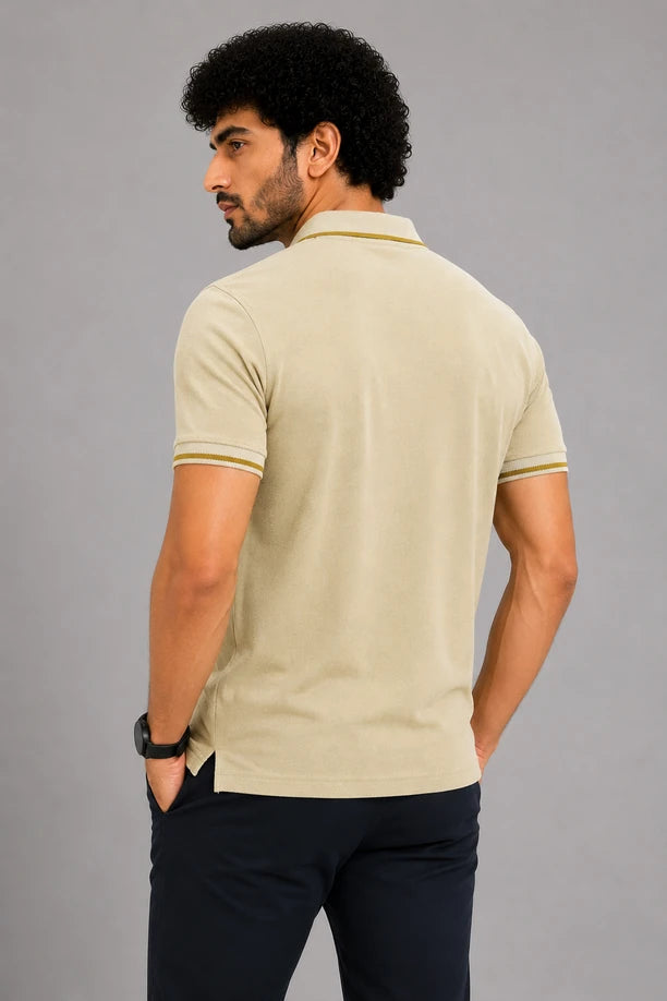 Men Comfort Fit Polo T-Shirt with CLASSIC