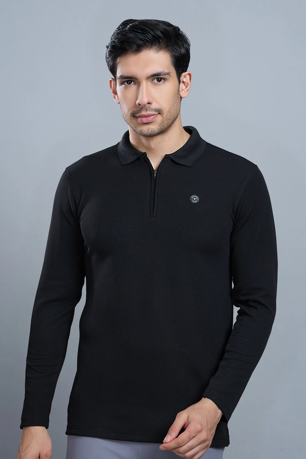 TANGY FULL SLEEVE TSHIRT - BLACK