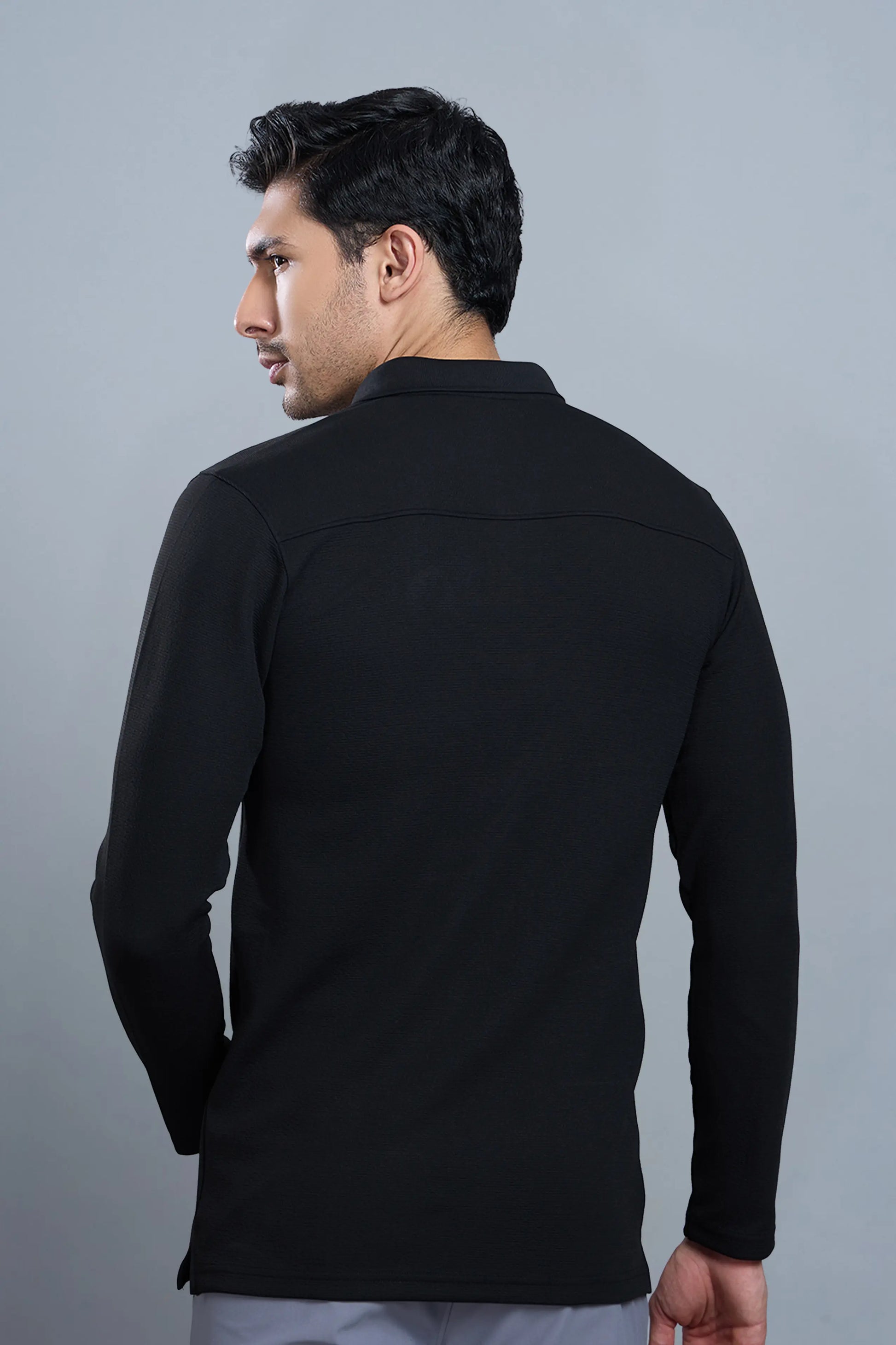 TANGY FULL SLEEVE TSHIRT - BLACK