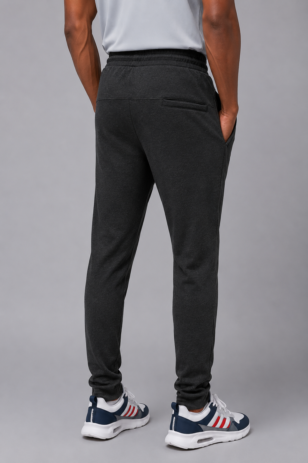 CORE COTTON TRACK | MELANGE BLACK