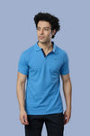 MATTY SLIM FIT T- SHIRT - SKY BLUE