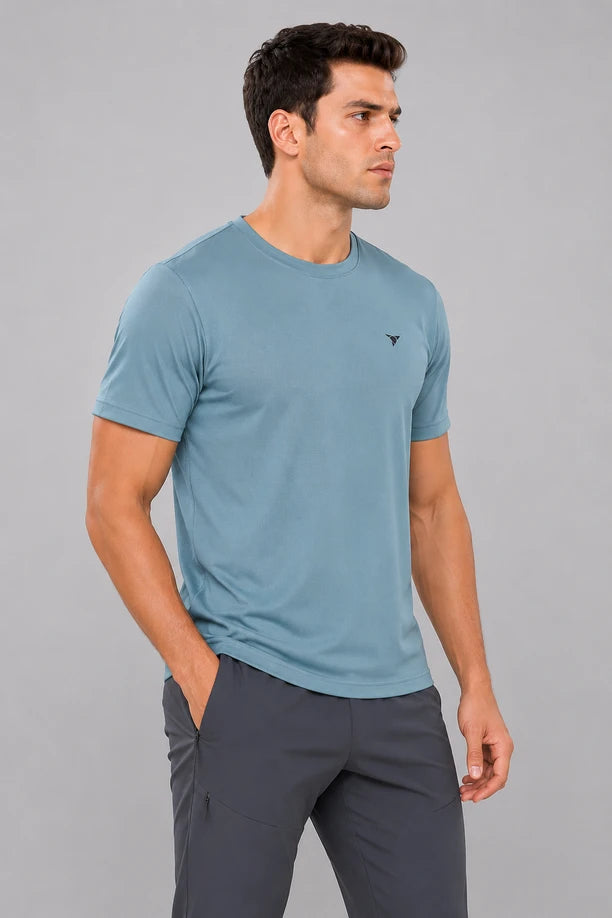 GLAM T-SHIRT | STEEL BLUE