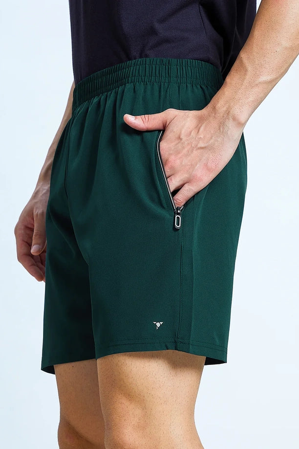 Men Regular Fit Sports Shorts with Pockets