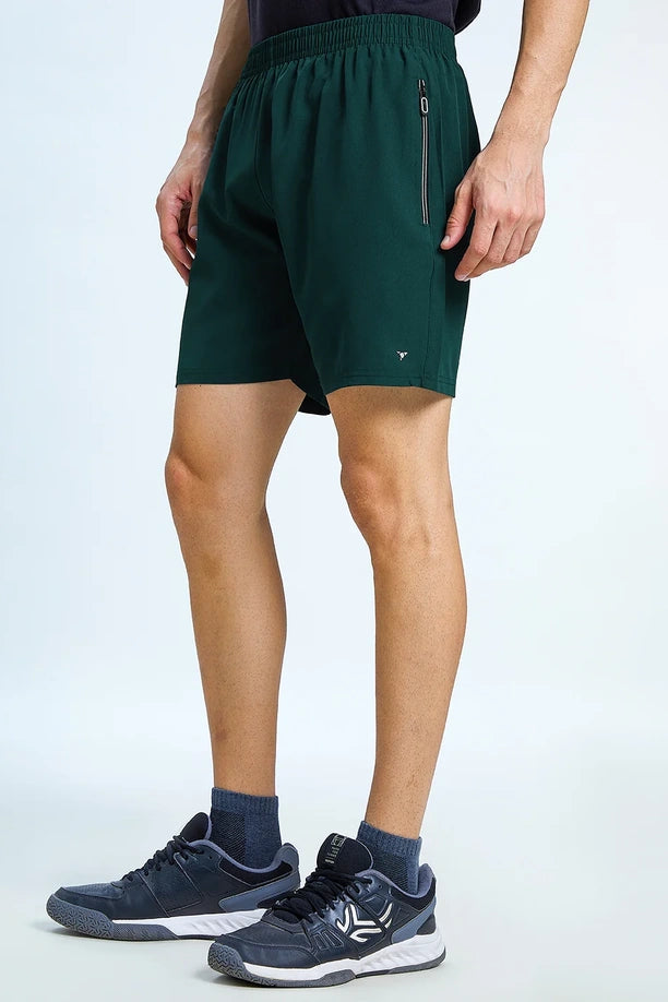 Men Regular Fit Sports Shorts with Pockets