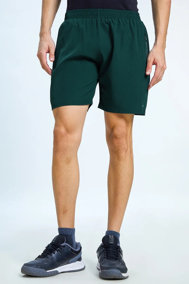 Men Regular Fit Sports Shorts with Pockets