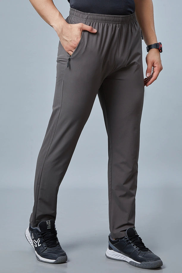 Men's Regular Fit Track Pants Pockets with RACE