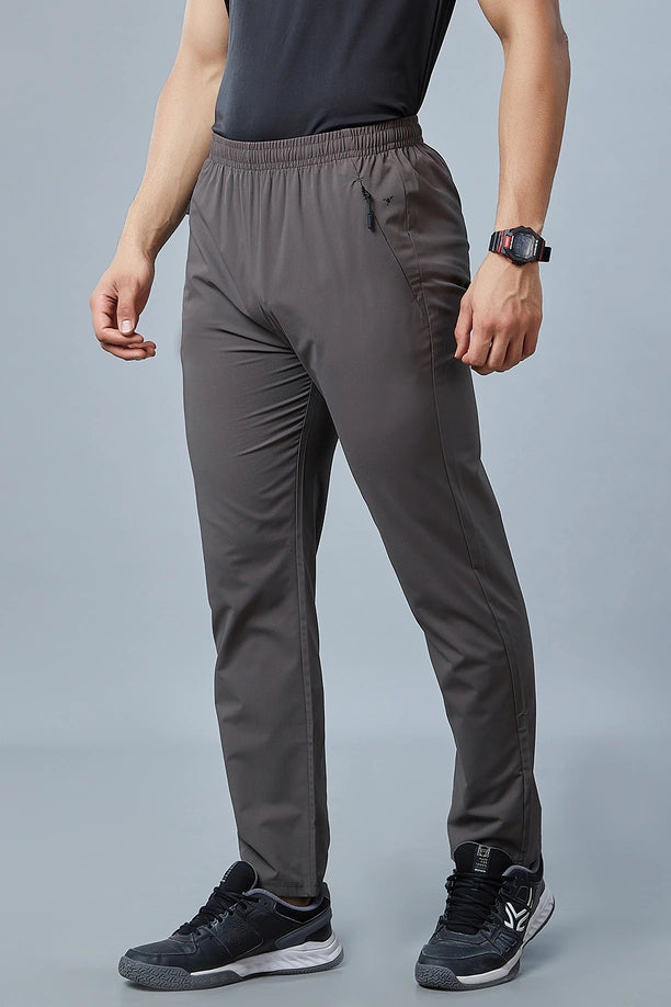 Men's Regular Fit Track Pants Pockets with RACE