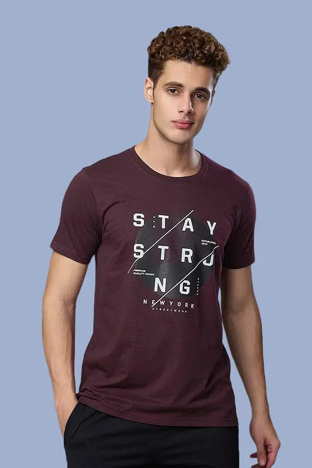 VIBE T-SHIRT - MAROON