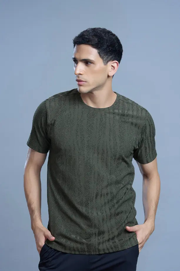 GRACE T SHIRT- OLIVE GREEN