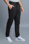 COTTON LYCRA TRACK - BLACK