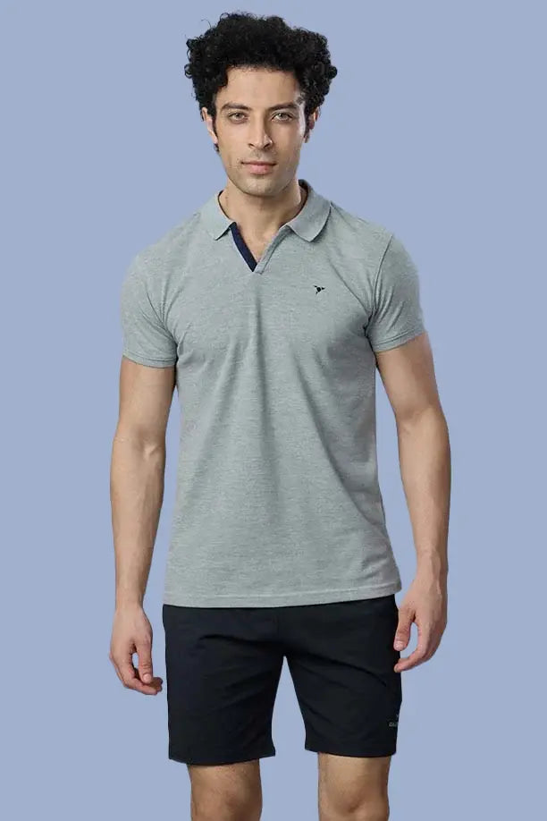 MATTY SLIM FIT T- SHIRT - GREY