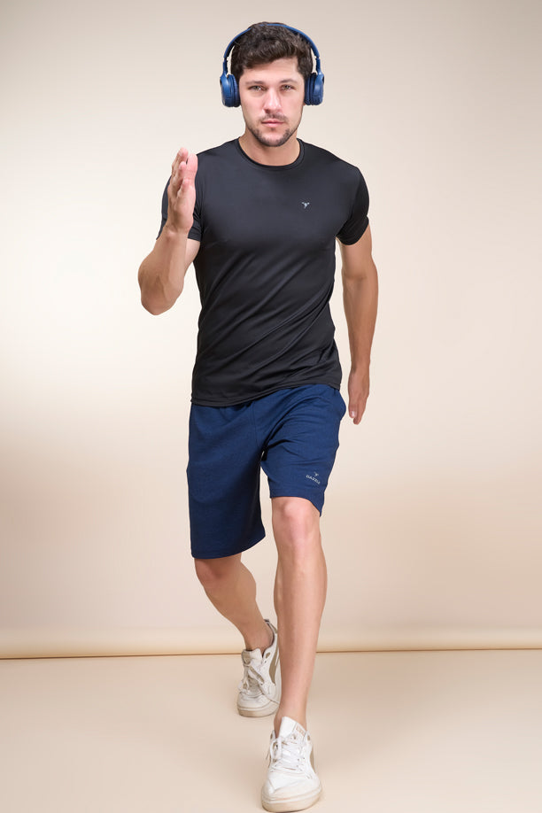 MELANGE SHORT | ROYAL BLUE