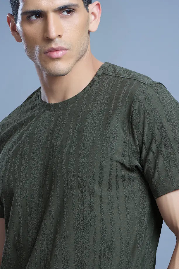 GRACE T SHIRT- OLIVE GREEN