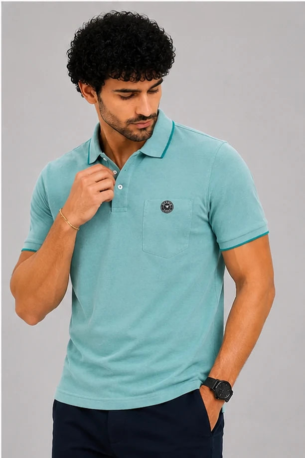 CLASSIC COTTON T-SHIRT- SEA GREEN
