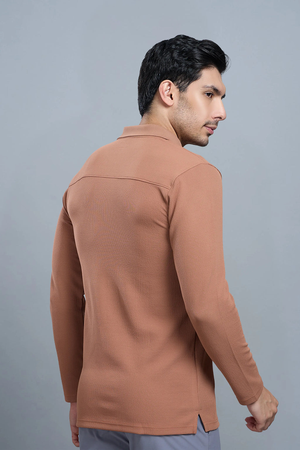 TANGY FULL SLEEVE TSHIRT - BROWN