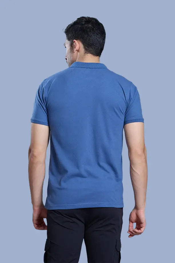 MATTY COMFORT T-SHIRT- BLUE GREY