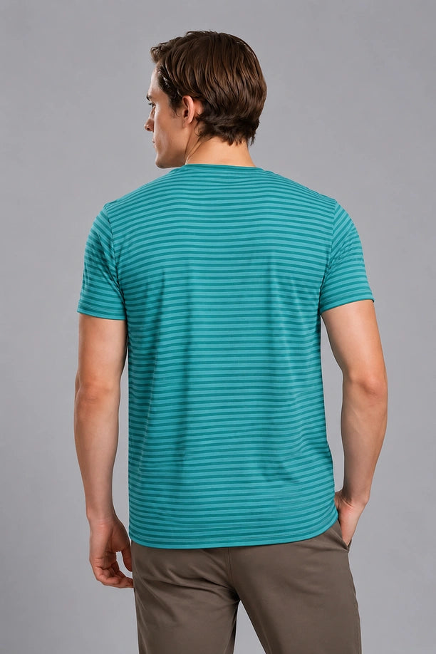 JOLLY ROUND NECK T SHIRT | SEA BLUE