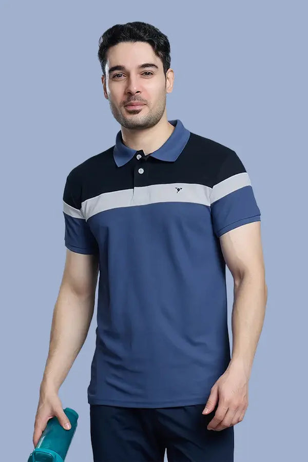CRAZY MATTY TRENDY T-SHIRT - BLUEGREY