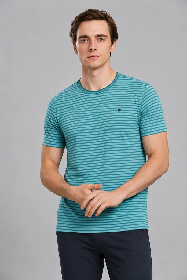JOLLY ROUND NECK T SHIRT | SEA BLUE