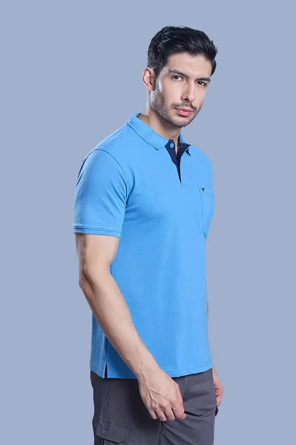 MATTY COMFORT T-SHIRT - SKY BLUE