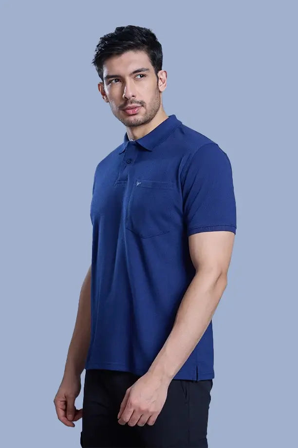 MATTY COMFORT T-SHIRT- INDIGO BLUE