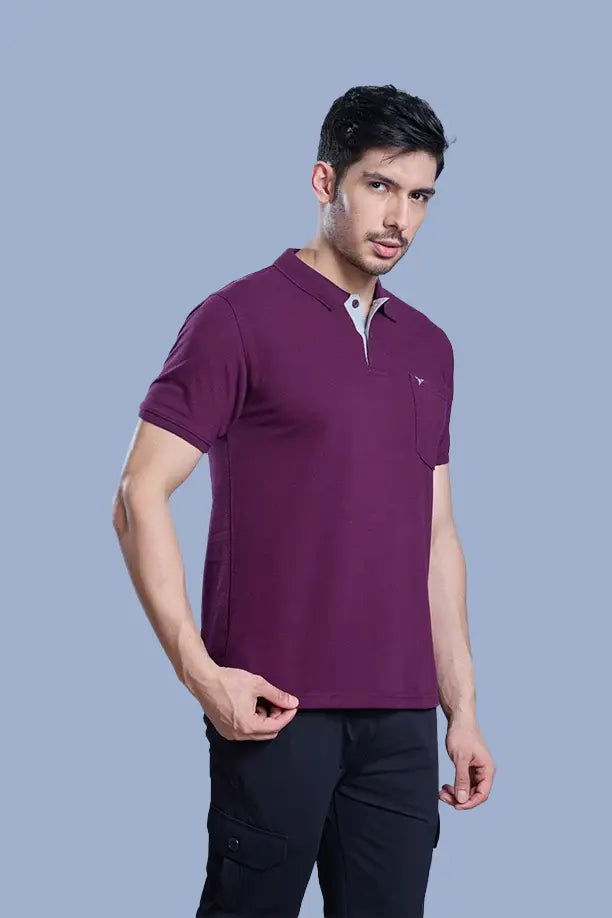 MATTY COMFORT T-SHIRT- ITALIAN PLUM