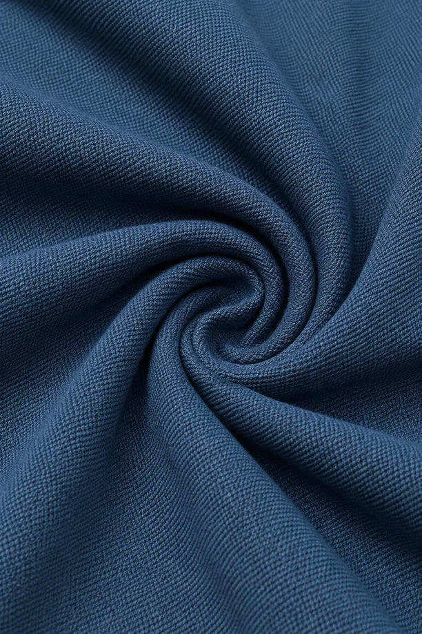 CLASSIC COTTON T-SHIRT - MELANGE BLUE