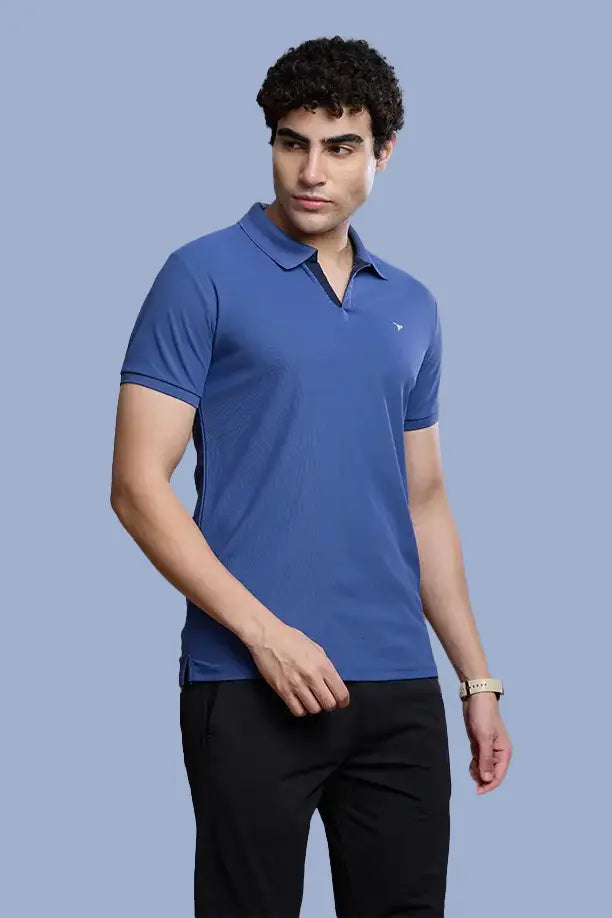 CRAZY MATTY SLIM FIT T-SHIRT - BLUE GREY