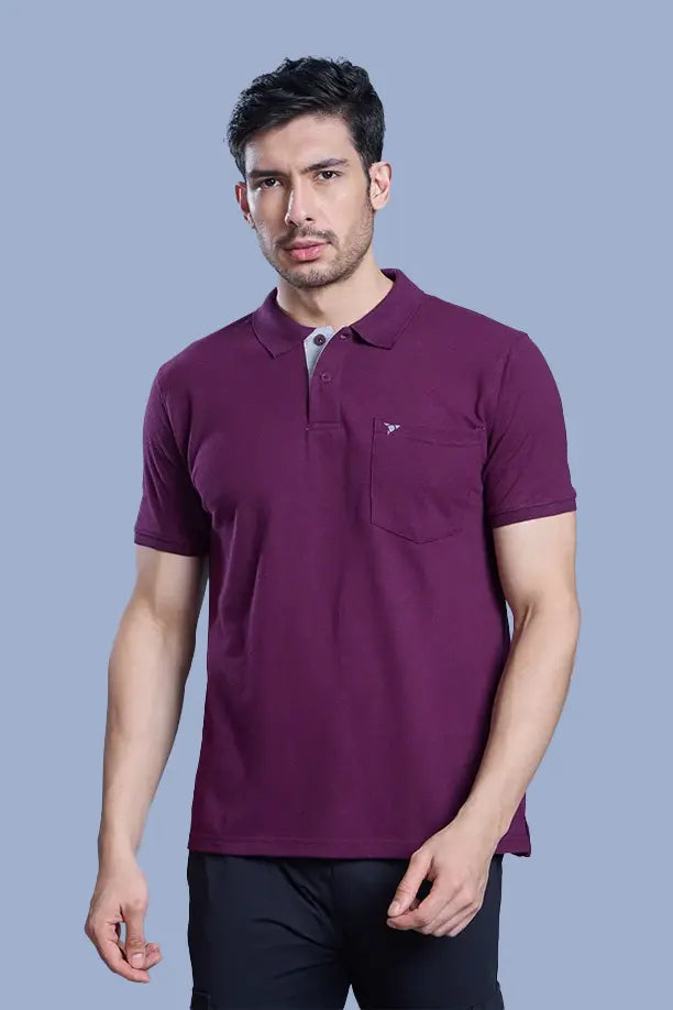 MATTY COMFORT T-SHIRT- ITALIAN PLUM