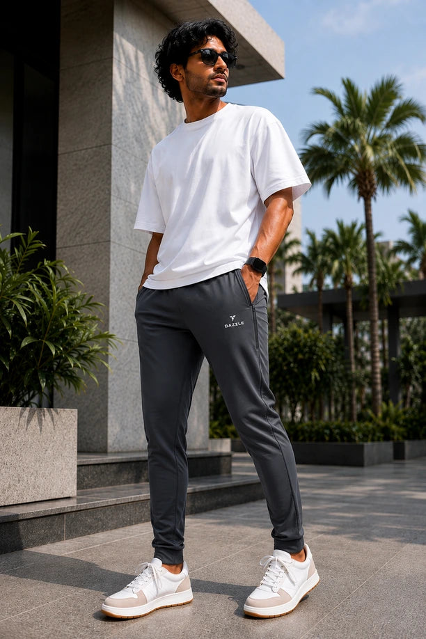 Men Lycra Slim Fit Stretch Lower with CRAZY
