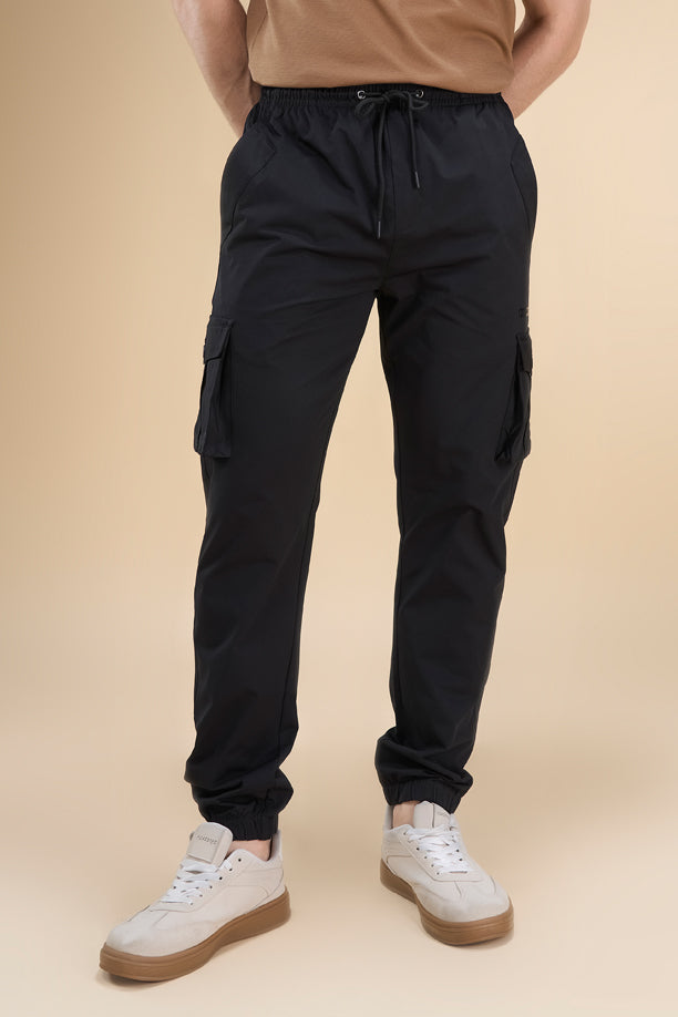 Men Cotex Regular Fit 2-Way Stretch Cargo Pants with Safari