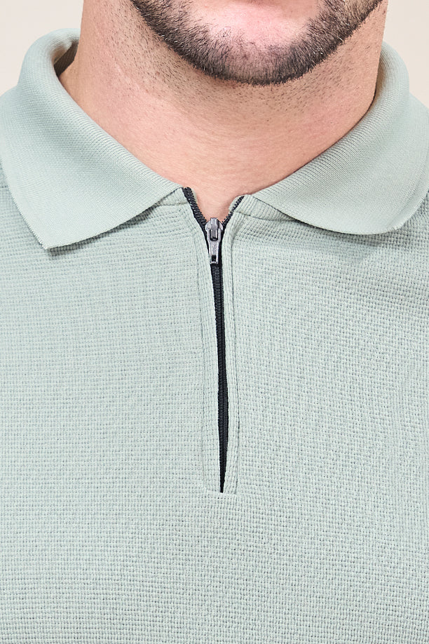 TANGY HALF TSHIRT | DUSTY OLIVE