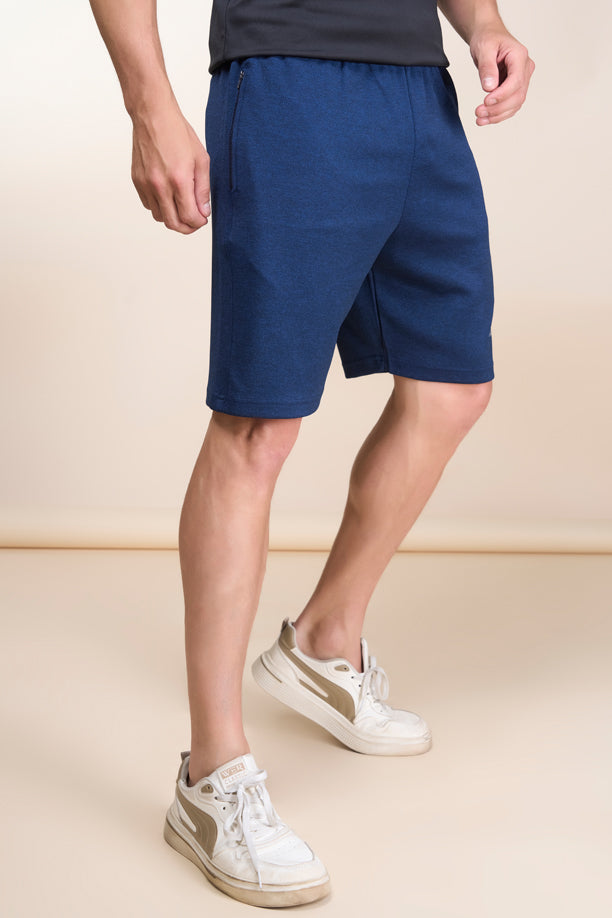 MELANGE SHORT | ROYAL BLUE
