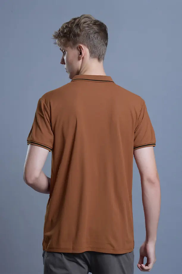 SLEEK T SHIRT- CLAY BROWN